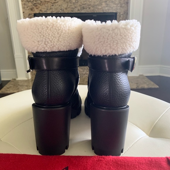 Christian Louboutin Pole Chic Combat Boots - Picture 8 of 13